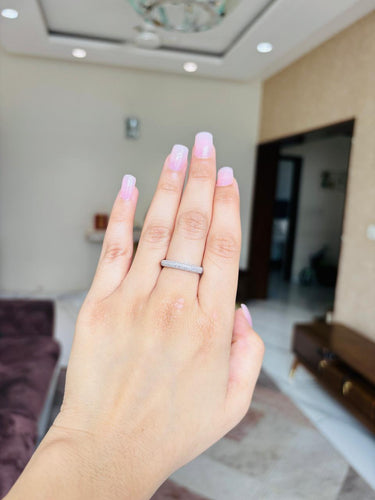 925 Silver Shinning Band Ring